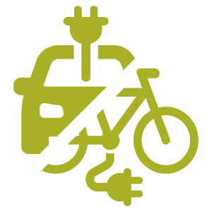 ﻿ E-Ladesäulen </br>für Autos und E-Bikes