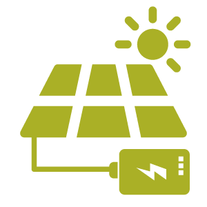 Solaranlage und Block­heiz­kraft­werk